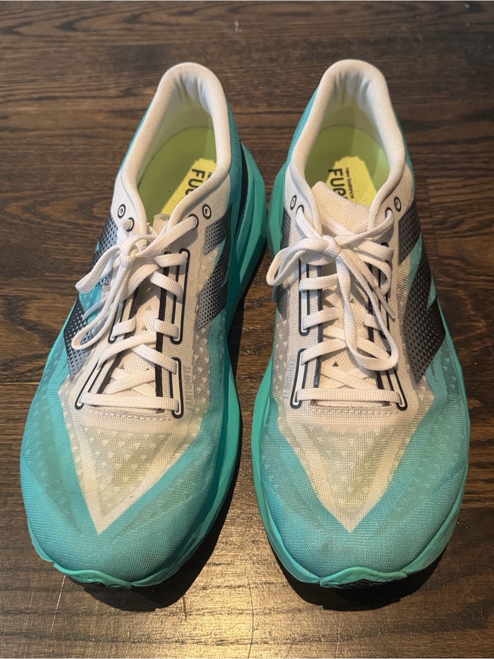 New Balance Men's Rebel Fuel Cell - Teal/White